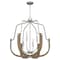 Quoizel Challis 6-Light Antique Nickel Chandelier CIS5028AN - alternate 2